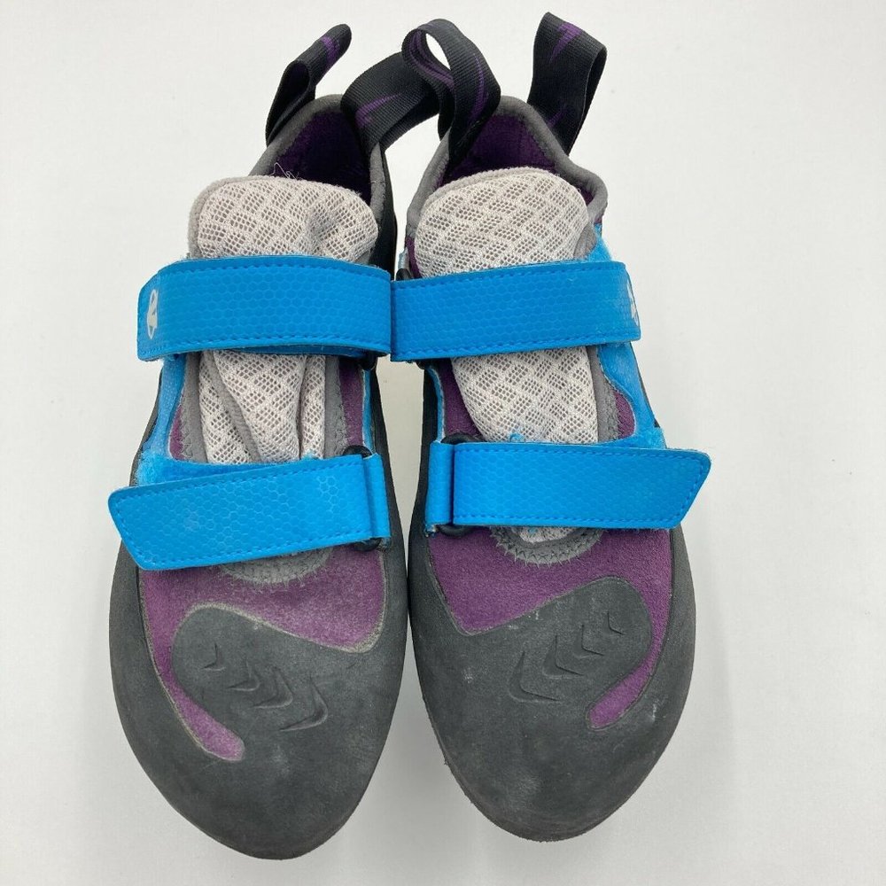 Evolv Climbing Shoes Womens 6 US | 36 euro  Raven Bouldering Purple Wine NIB
